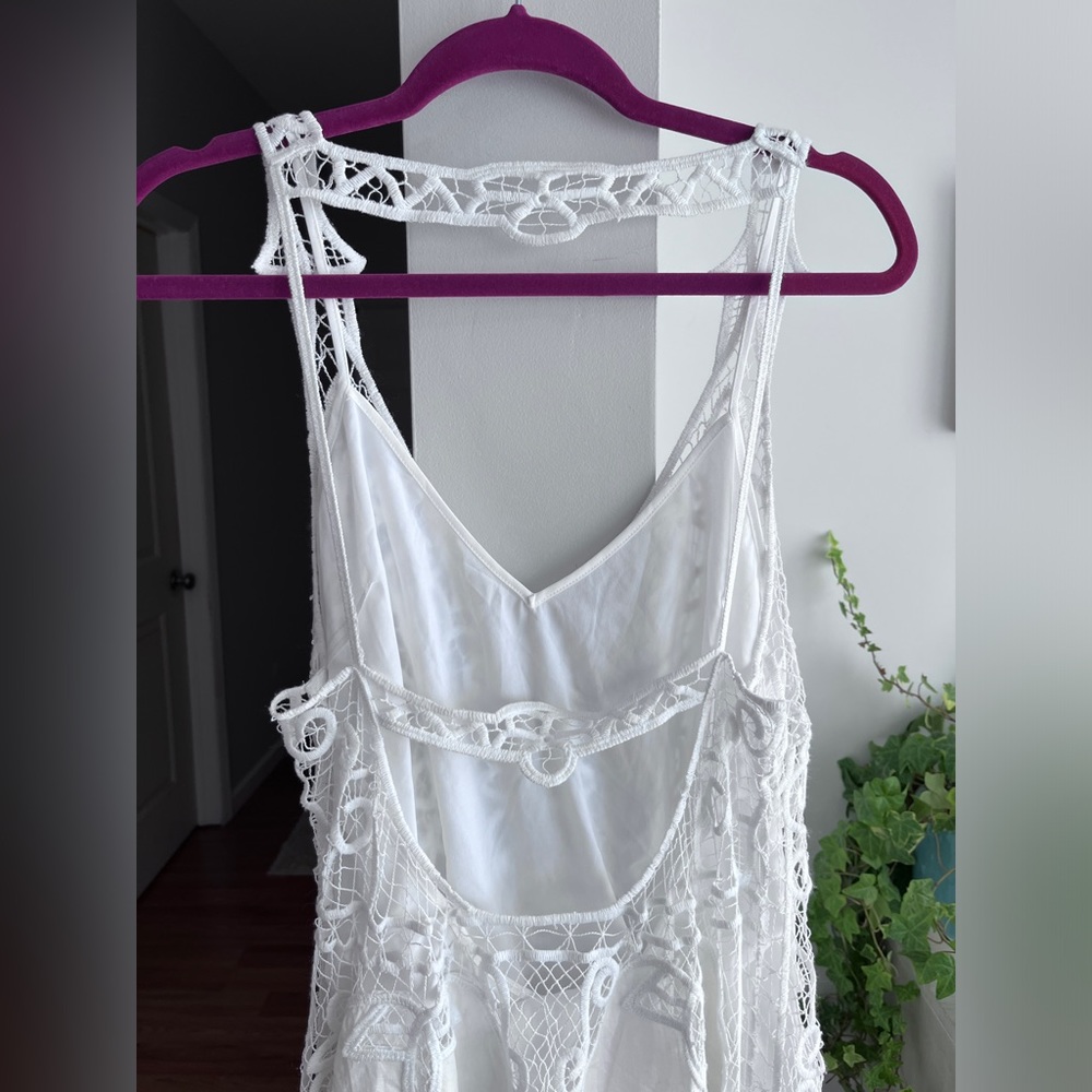FREE PEOPLE Victoria Mini Dress in White - Picture 5 of 7